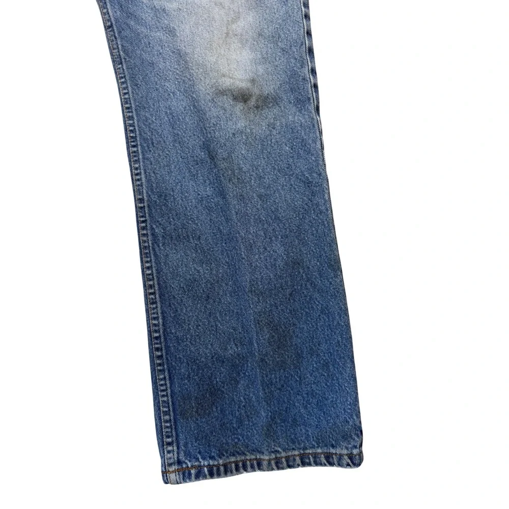 Levis 517 Orange Tab 80s Vintage Jeans Mens 37x30 Blue‎ Worn Bootcut USA Made